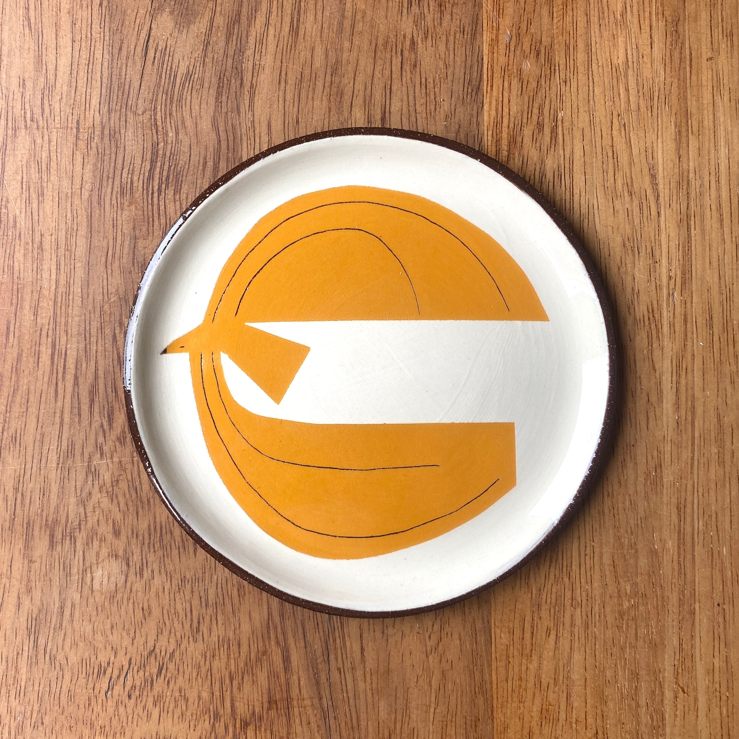 Orange lark